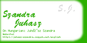 szandra juhasz business card